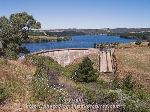 Overlooking Myponga Dam