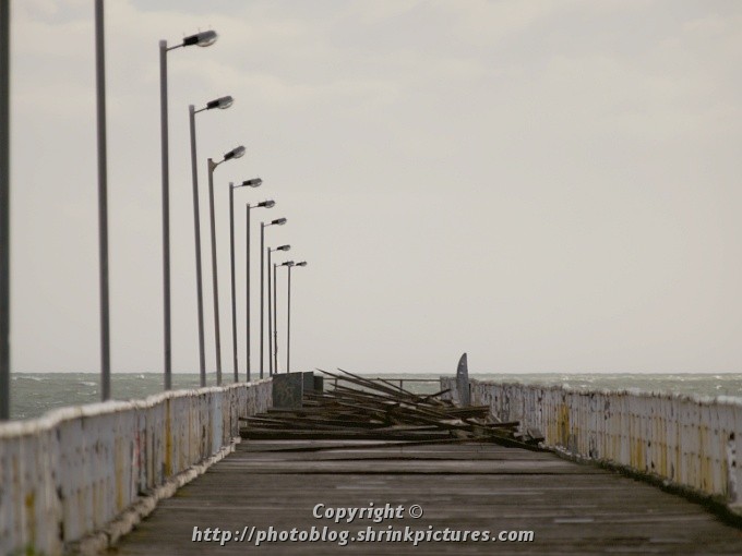 Storm Damaged Jetty
