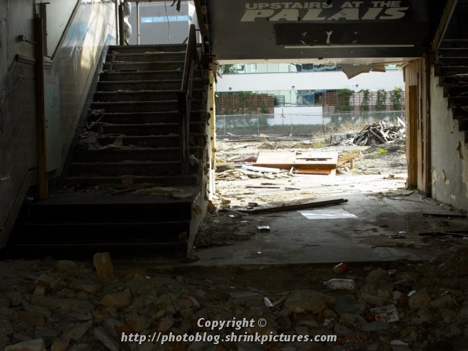 Upstairs at the Palais