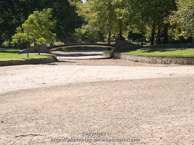 Dry Ornamental Lake