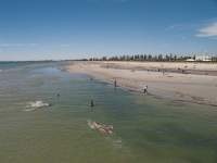 Swimming at the Beach