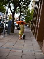 Walking in the rain