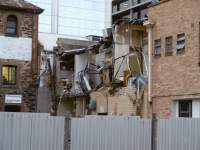 Rear of building